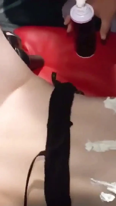 Iconic moment from "Creampie Bukkake Gangbang - Tiny Pink Haired German Teen Cora"