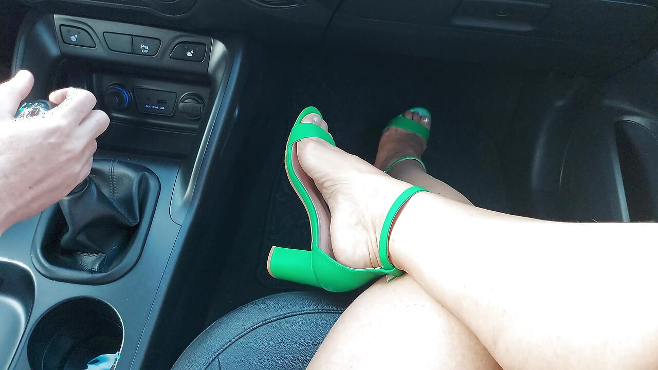 On the road with my stepmother in the morning