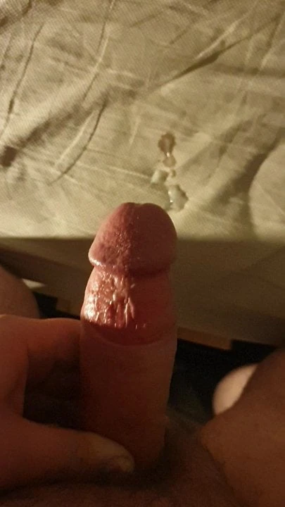 Cumming on my bed sheets