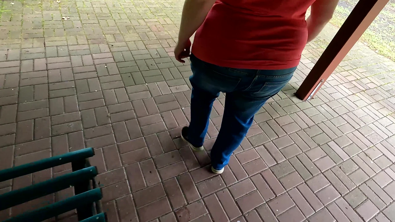 Naked boobs banging in jeans