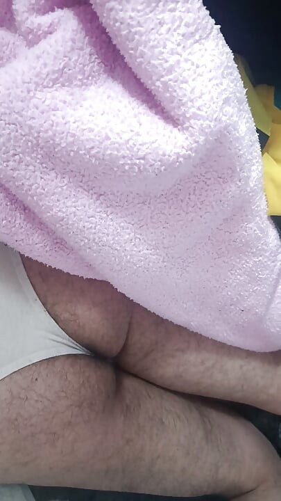 Using thong I show you my penis and my anus