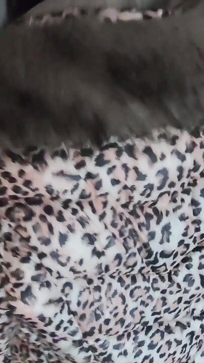 내 광택 있는 퍼퍼 재킷 리너에게 섹스하고 사정하는 밀피칼라 얼굴