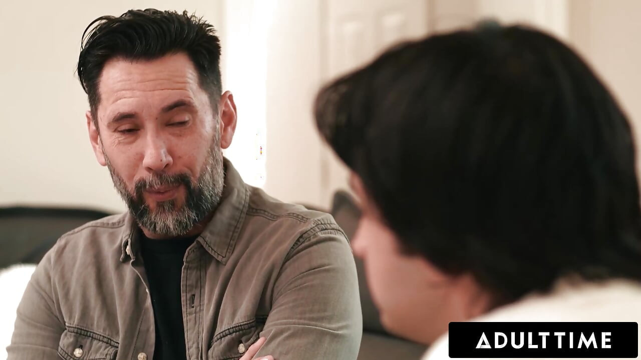 ADULT TIME - Virgin Boy Teams Up With Stepdad To Fuck Horny Blindfolded Stepmom Dana Vespoli