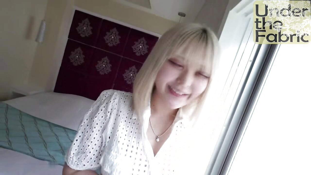 Charming Blonde H-cup Beauty From the Fashion World, Smiling as She Teases You Slowly