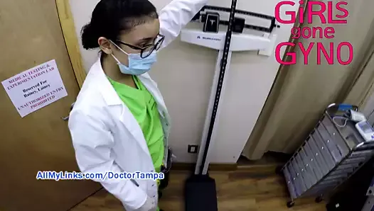 Naked Behind The Scenes With Lainey, Gynecology, The camera fails, Watch Film At GirlsGoneGyno.com