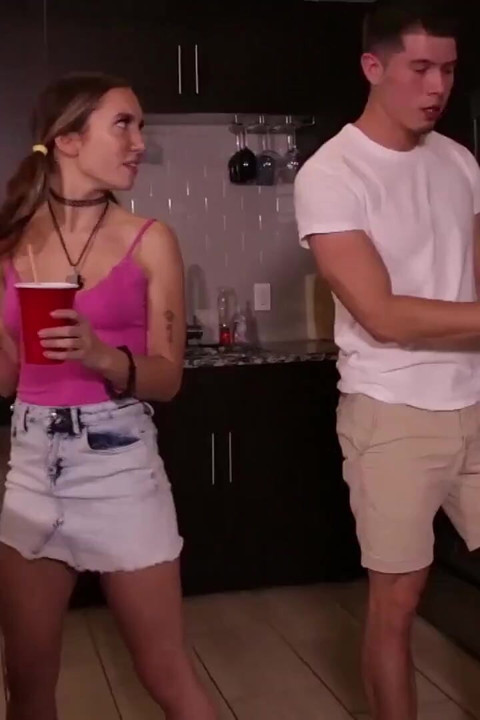 Bailey Base Swallows Stepbro's Kitchen Cum Blast