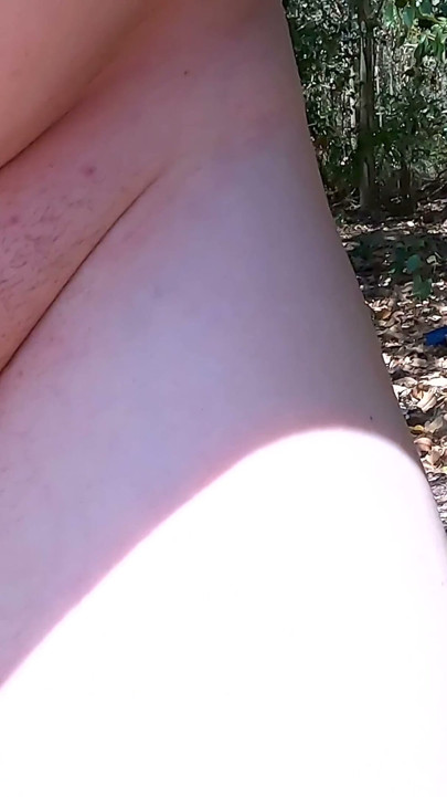 Stripping fully nude in public with my cock out | Clip 1