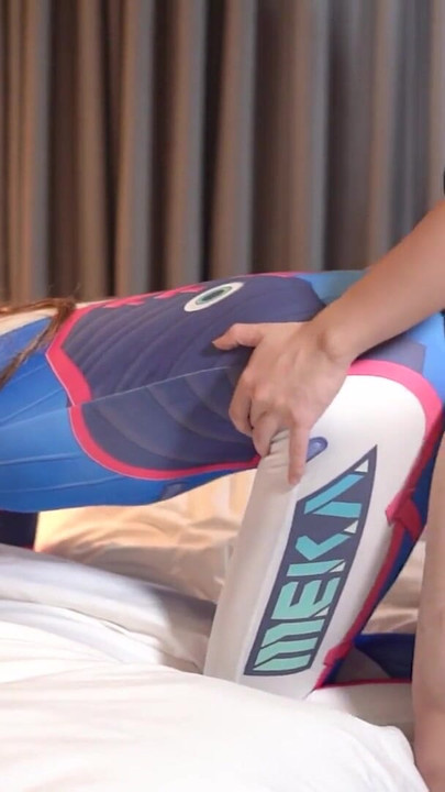 Overwatch D.va dobiva jebanje, Hentai Cosplayer crossdresser ladyboy dio.5 | Isječak 1