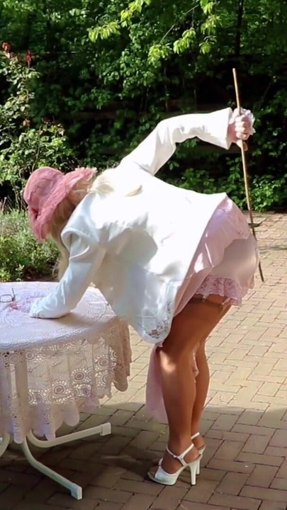 Thrilling moment from "Wanking MILF In Vintage Style"