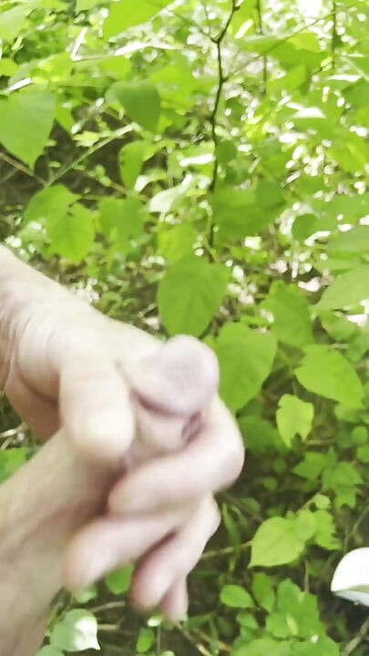 Stepdaddy Gets His Big Cock Sucked and Mouth Fucks by the River