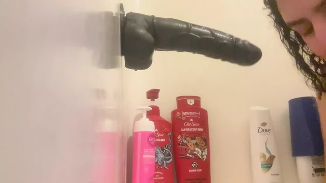 Playing in the shower