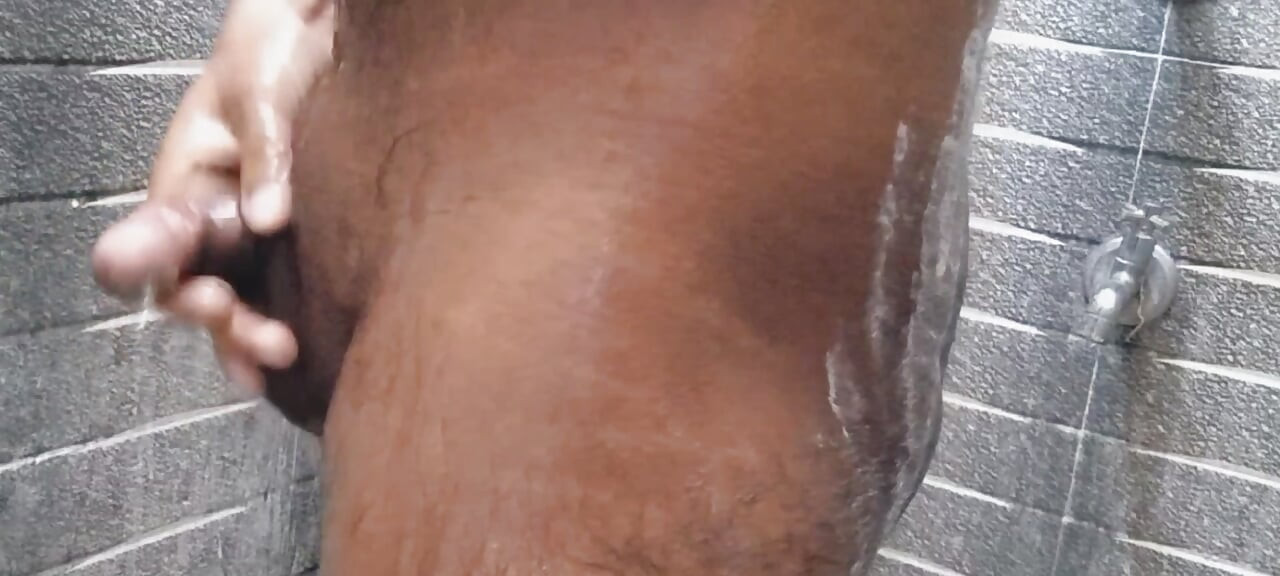 Masturbated with soap while bathing