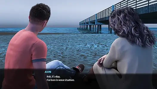 Breeze of Passion 08 - çıplaklar orta yaşlı seksi kadın plajda parmaklanıyor