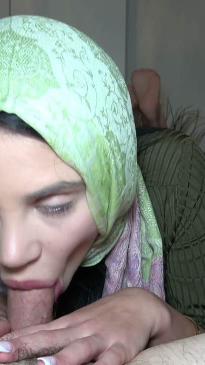 Turkish Stepsister With Hijab Wants Sex Before Parents Come Back Home | Clip 1