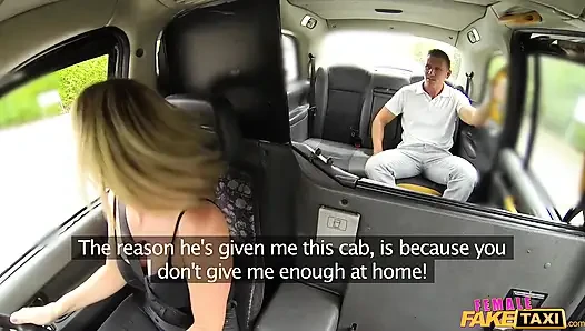 Female Fake Taxi - Hot Cab Creampie for Married Couple