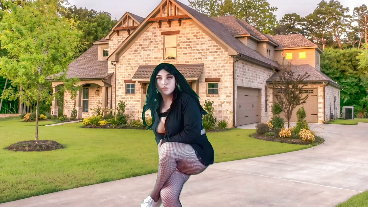 666 Home Sweet Home Pretty Butt but Booty Feminine Shape in Fishnets
