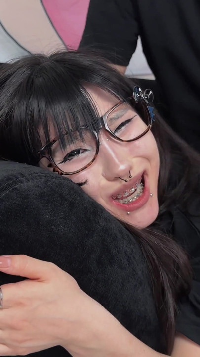Goth Asian Teen Like Femdom and Rough Facial | Clip 3