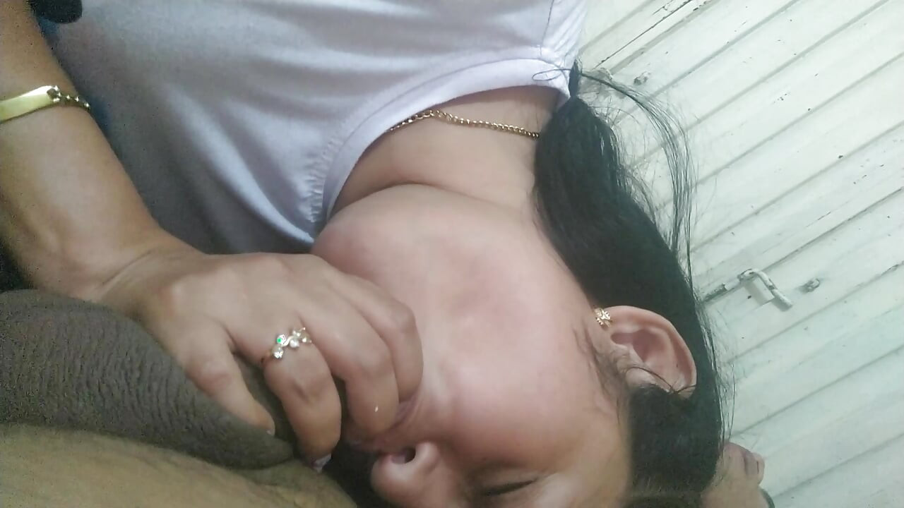 desi hotwife deepthroating my cock before getting rough side fucked