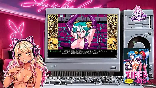 Playing the Hentai game "Viper GTS"