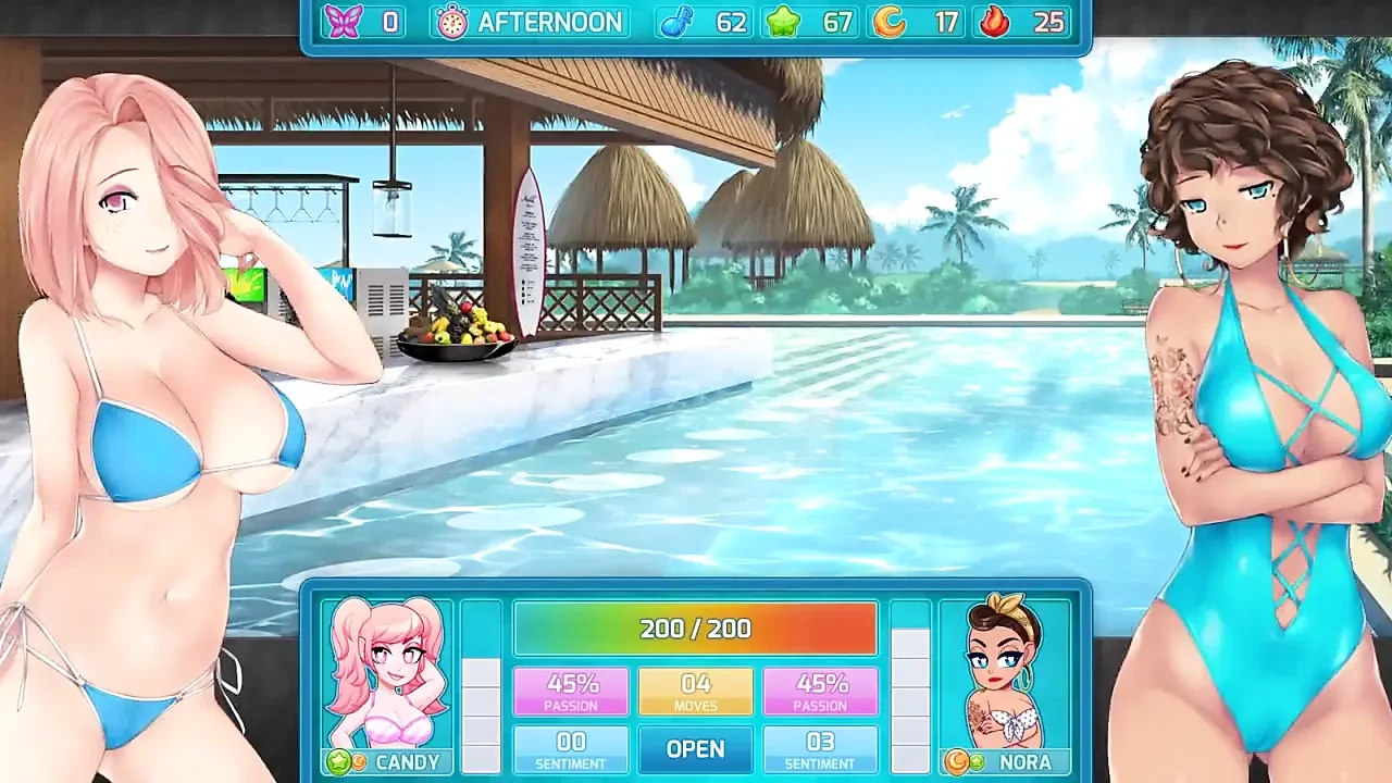 Huniepop 2 - موعد مزدوج - الجزء 4 الجمال العربي المثير من Loveskysan