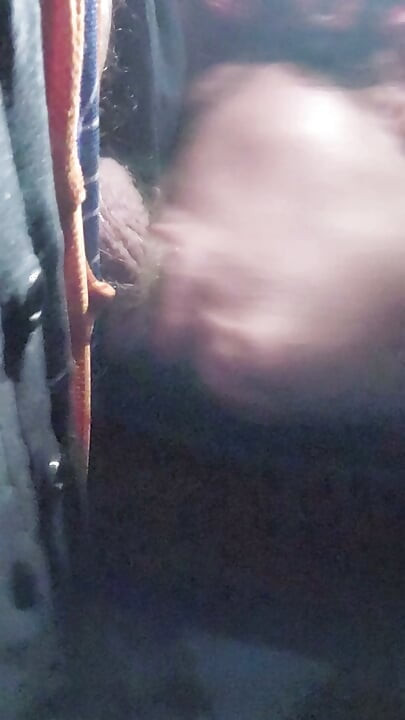 Getting sloppy blowjob under a bridge