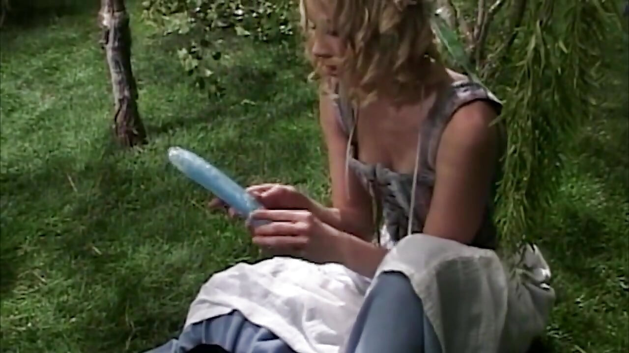 Blonde MILF Rides Horny Goblin's Massive Cock Outdoors