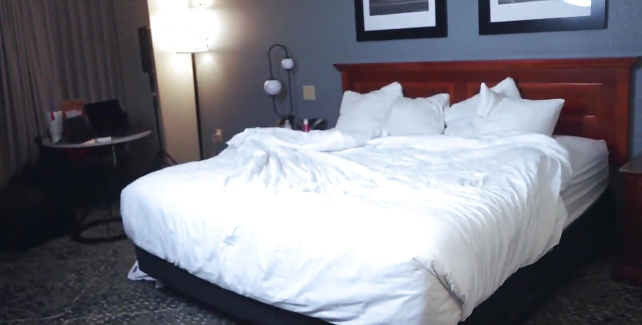Black Teen Step Daughter Shares a Hotel Bed with Step Dad and Seduces Him Into Breeding Her X Realmaxxxsteele