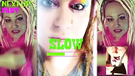 Sei mit sperma glasiert wie ein hübscher Donut JOI CEI-Spiel mit der Göttin Lana