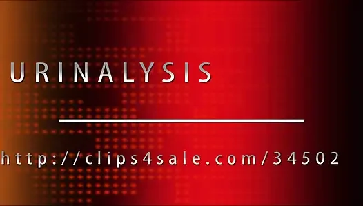 Sarışın doktor tuvalete işiyor