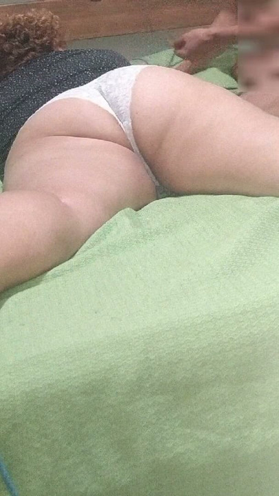 Tying feet and hands of beautiful wife with big white ass | Clip 1