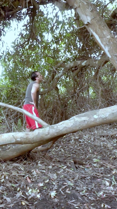 French beauty Mademoiselle Justine gets caught by Max in the woods