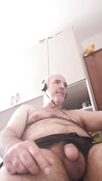 I Jerk My Cock Hard Enjoying Like a Pig While Watching a Porn Movie!