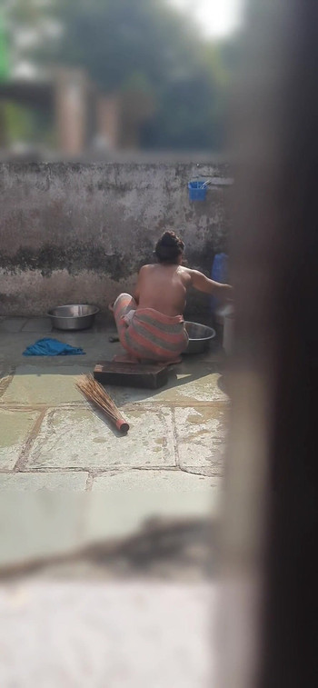 Thrilling moment from "Step sister was bathing in the open bathroom Stepbrother watched part 4"