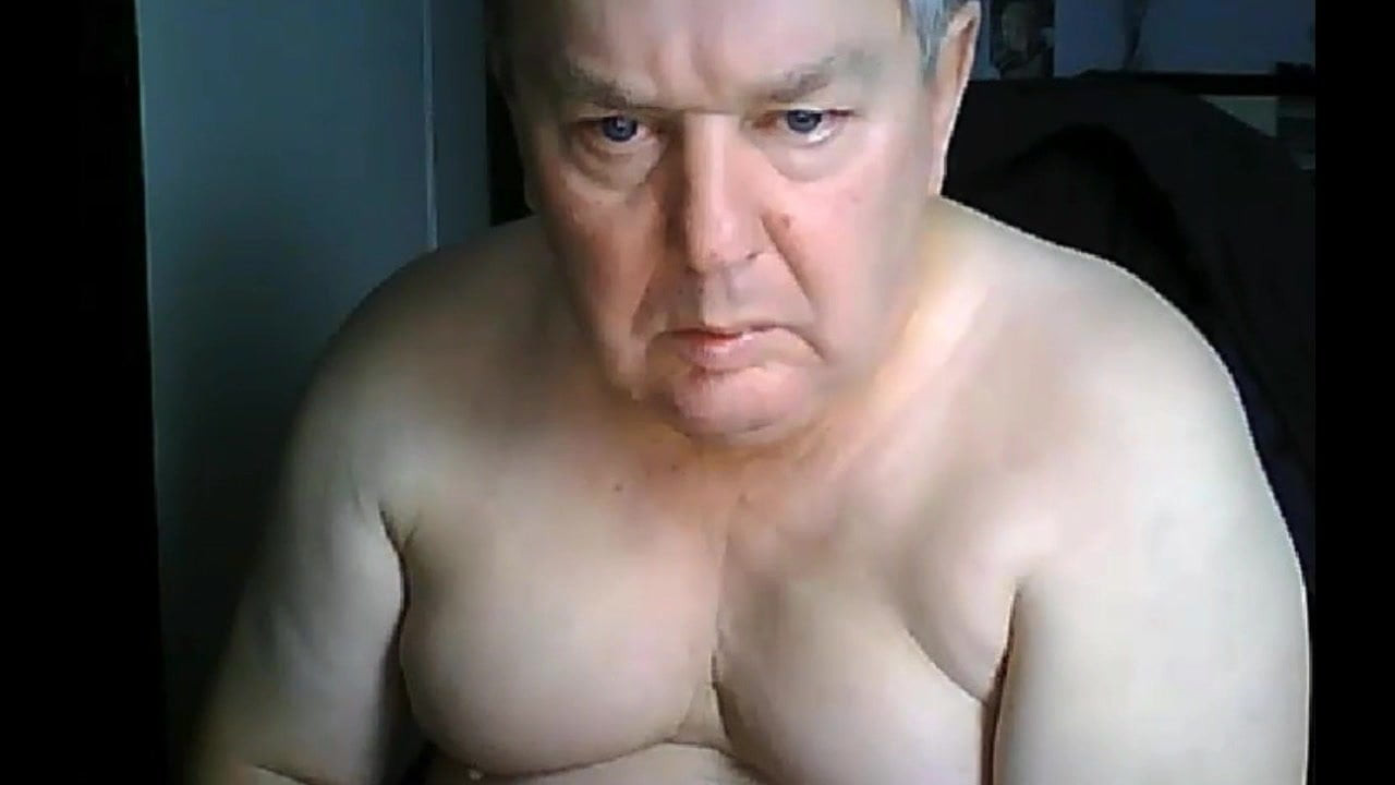 grandpa stroke on webcam