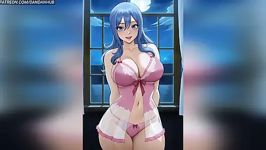 Juvia Lockser Lingerie Bikini Maid Bounce