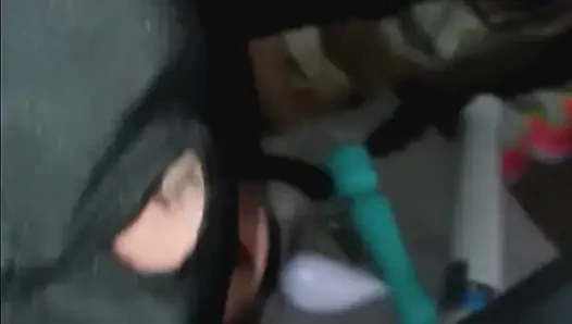 Maskeli evli fahişe tekrar emiyor