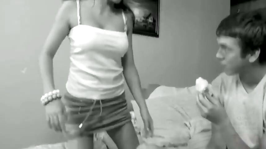Classic Petite Teen Alejandra Fucked by Her BF in Bedroom