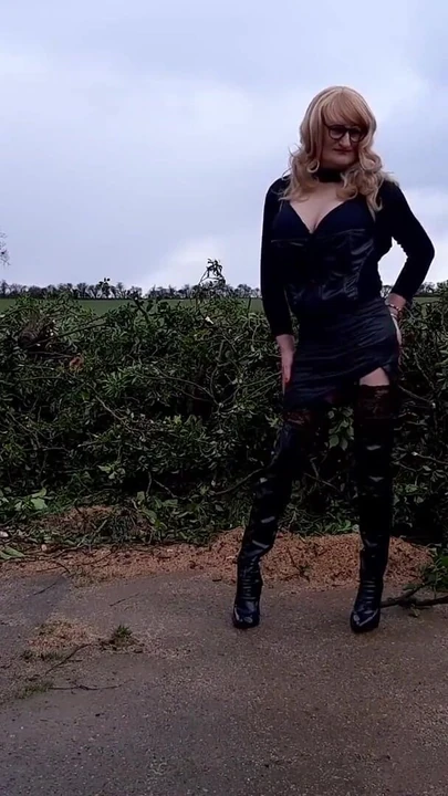 Key moment from "Crossdressing in the Countryside"
