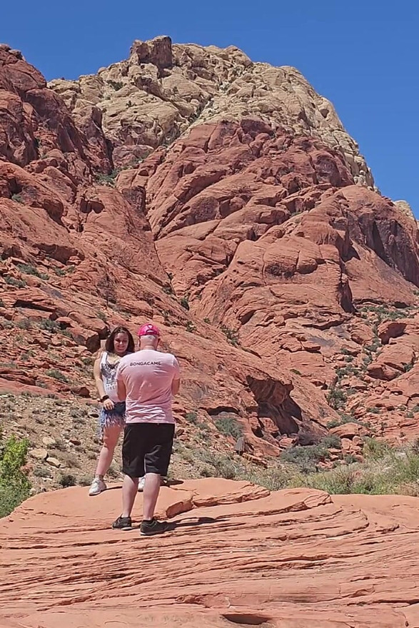 Behind the Scenes Photo Shoot - Ashley at Red Rock Canyon