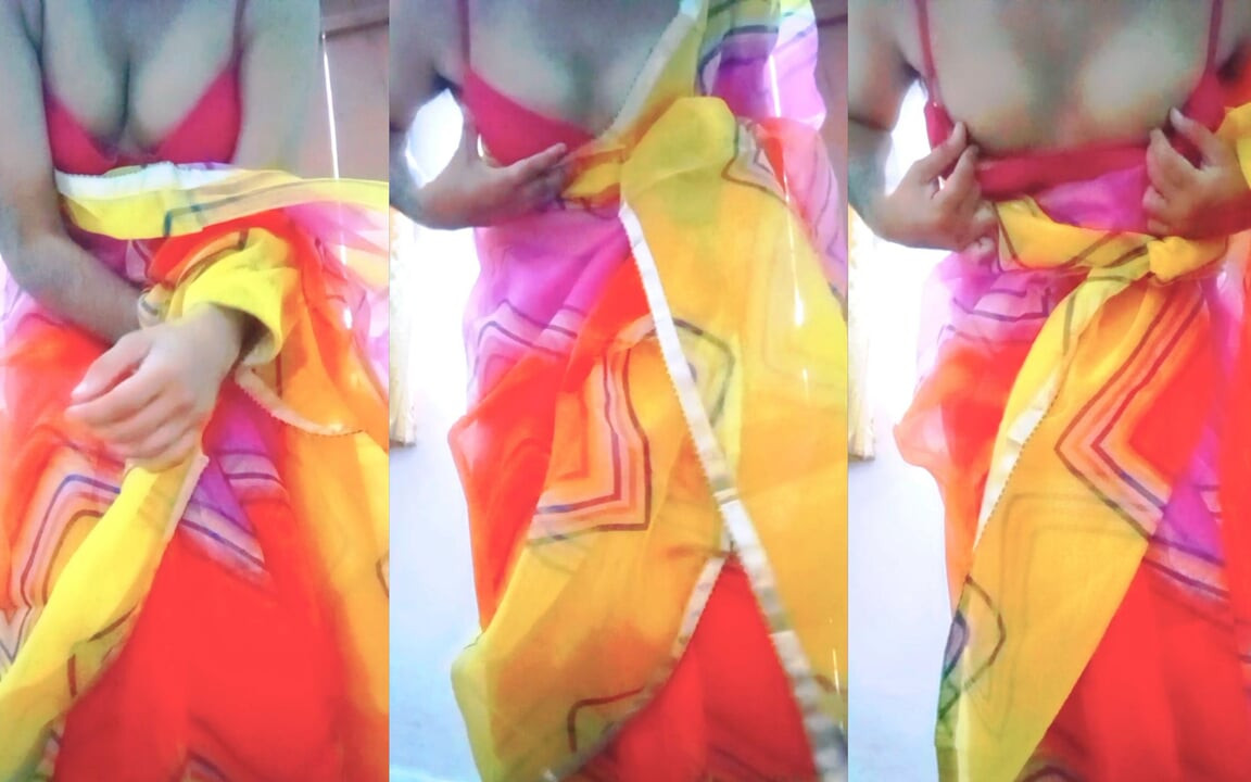Indijski gay crossdresser u duginim sareeju pravi ponos za LGBT XXX