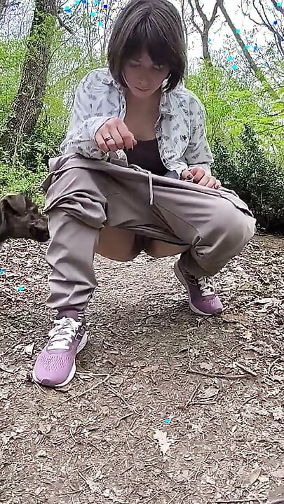Pee Beauty in the Forest