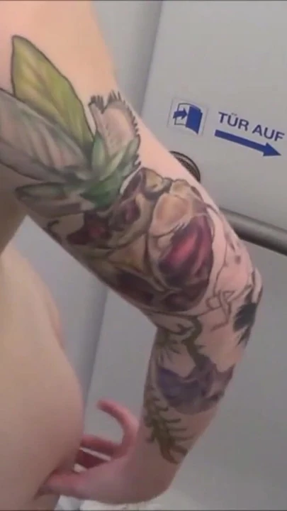 Memorable moment from "Real German Redhead Street Hooker Fuck in Public Toilet"