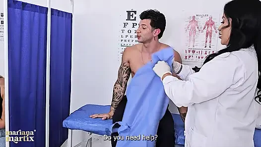 Mariana's Anatomy Chapter II: Dr. Martix Has Risky Sex with Her Patient Next to His Wife - Mariana Martix