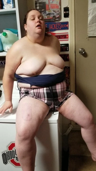 BBW Sitting on Washer