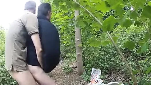 Step Dad Fucked in Woods by Younger Guy