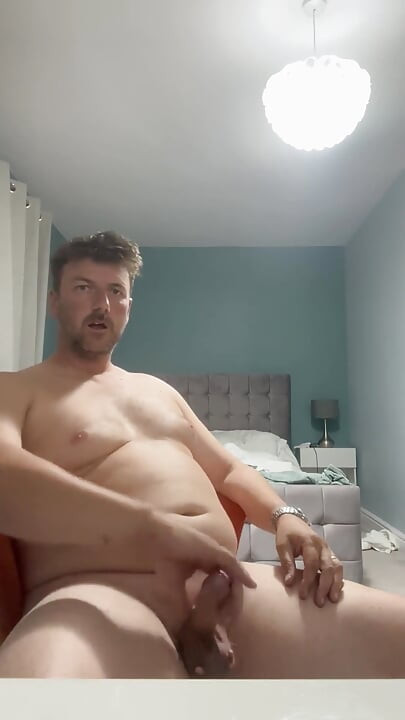 Horny Daddy Wanks and Fingers Arse