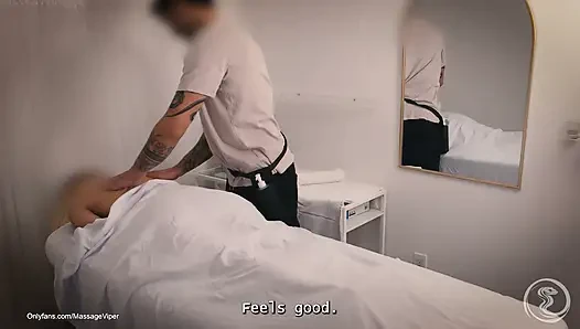 Real cheating hotwife rides masseur's cock after a lengthy erotic massage