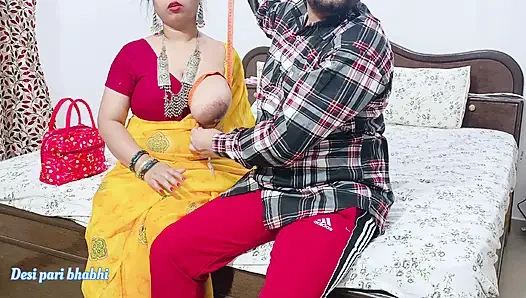 Schneider fickt heiße indische frauen in seinem Shop. Hindi audio-video