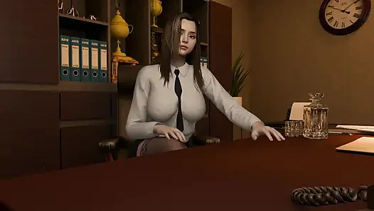 I Couldn't Help Myself and Came in My Boss's Mouth l 3D Uncensored Hentai Animation