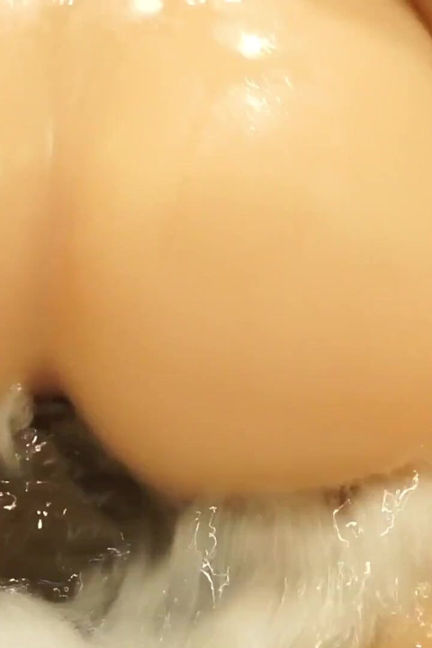 Fuck Sex Toy in Hotel Bathtub